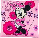 Carbotex Sierkussen Minnie Mouse 40 X 40 Cm Polyester Roze