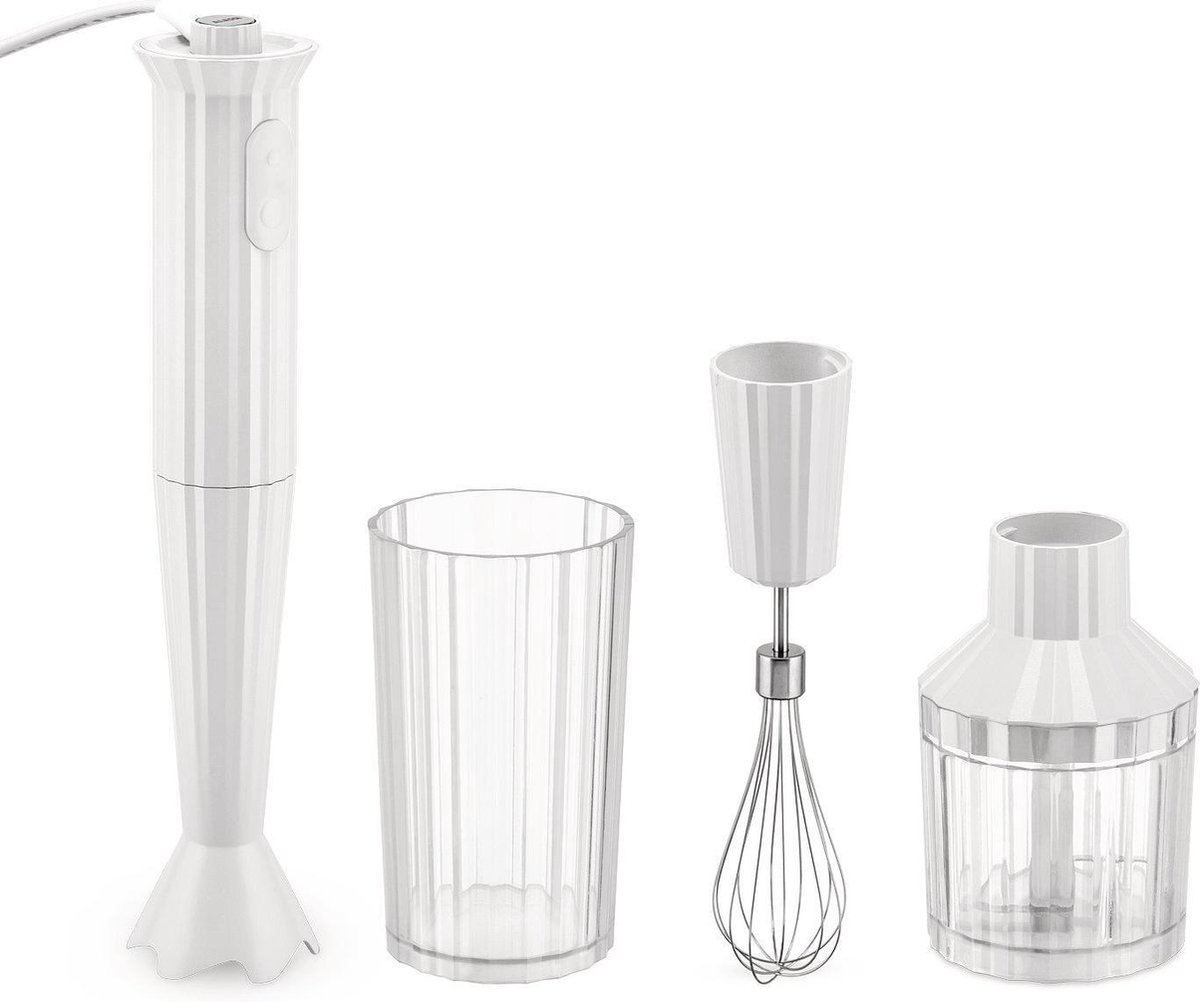 Alessi Staafmixer Plissé Wit - Compleet