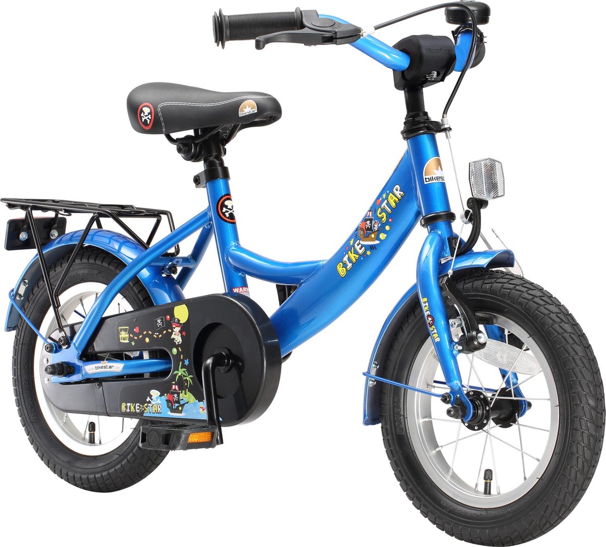 Bikestar 12 inch Classic kinderfiets blauw