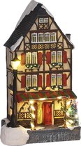 Bar allemand miniature Village de Noël de Luville - L11 x W8,5 x H19 cm