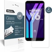 dipos I 2x Pantserfolie helder compatibel met Huawei Y6 (2018) Beschermfolie 9H screen-protector