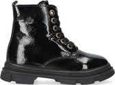 Apples & Pears B0010813 Veterboots - Laarzen Met Veters - Meisjes - Zwart - Maat 31