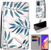 Fonu Boekmodel hoesje Oppo A94 5G - Bladeren