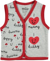 Vest baby/peuter meisjes - Baby vest - I love mummy I love daddy