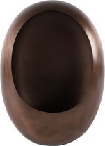 Non-branded Theelichthouder Eggy 17,5 X 44 Cm Staal Bruin