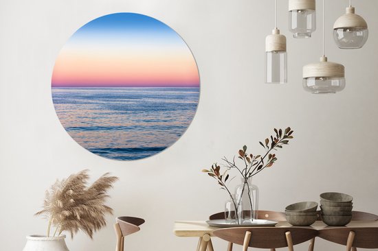 WallCircle - Cercle mural ⌀ 150 - Arc-en-ciel - Mer - Côte - Tableaux ronds salon - Plaque murale ronde - Cercle de Décoration murale murale - Décoration de chambre à l'intérieur - Cercle Décoration murale - Accessoires de maison