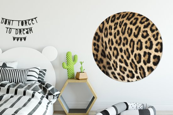 Wall Circle - Wall Circle Indoor - ⌀ 140 cm - Plastique - Peau de panthère