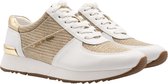 Michael Kors Allie Trainer Dames Sneaker White/Gold - Maat 39