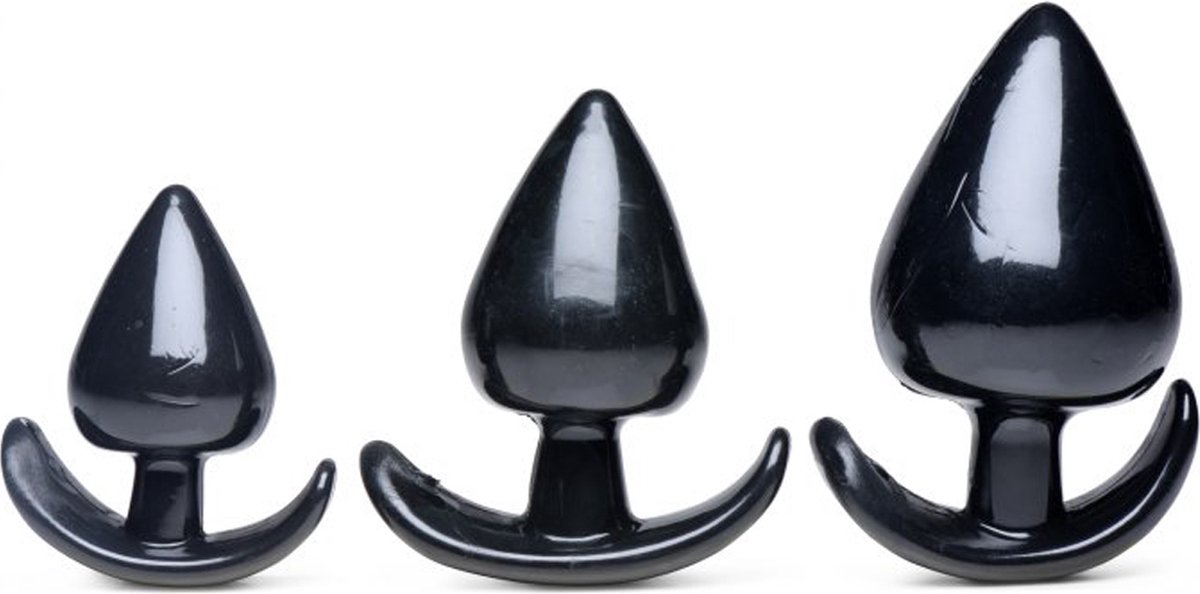 Goedkoopste Triple Spades Driedelige Buttplug Set