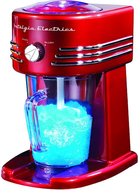 Bemiddelaar weekend Kolibrie Nostalgia Slush Maker ijsmachine rood | bol.com