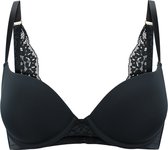 Sapph Toulousepushupbra Dames Zwart-80D