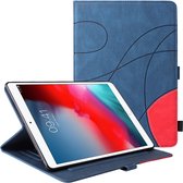 iPad 2021 10.2 inch hoes - Perfecte pasvorm - Slaap/Wake functie – Duo Color – Blauw