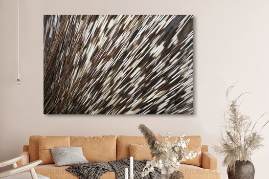 Tableau sur toile Épines en gros plan - 180x120 cm - Décoration murale XXL