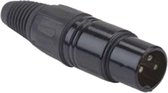 DAP Audio DAP N-CON zwarte 3-polige XLR male connector, zwarte eindkap Home entertainment - Accessoires