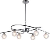 LOTTO2 Hanglamp G9 6x Rechthoekig Transparant