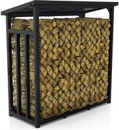 KESSER® brandhoutrek van metaal, 130 x 36 117 cm, voor buiten, stalen KESSER® brandhoutrek van metaal, 130 x 36 117 cm, voor buiten, stalen