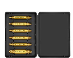 Beschadigde schroefextractorset - Bouten met precisie losmaken | Multifunctionele extractor voor monteurs- loodgieterswerk- autoreparatie- houtbewerking en metaalbewerking