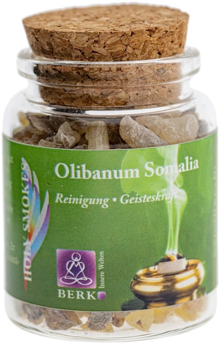 Wierookhars Olibanum Somalië in Glas