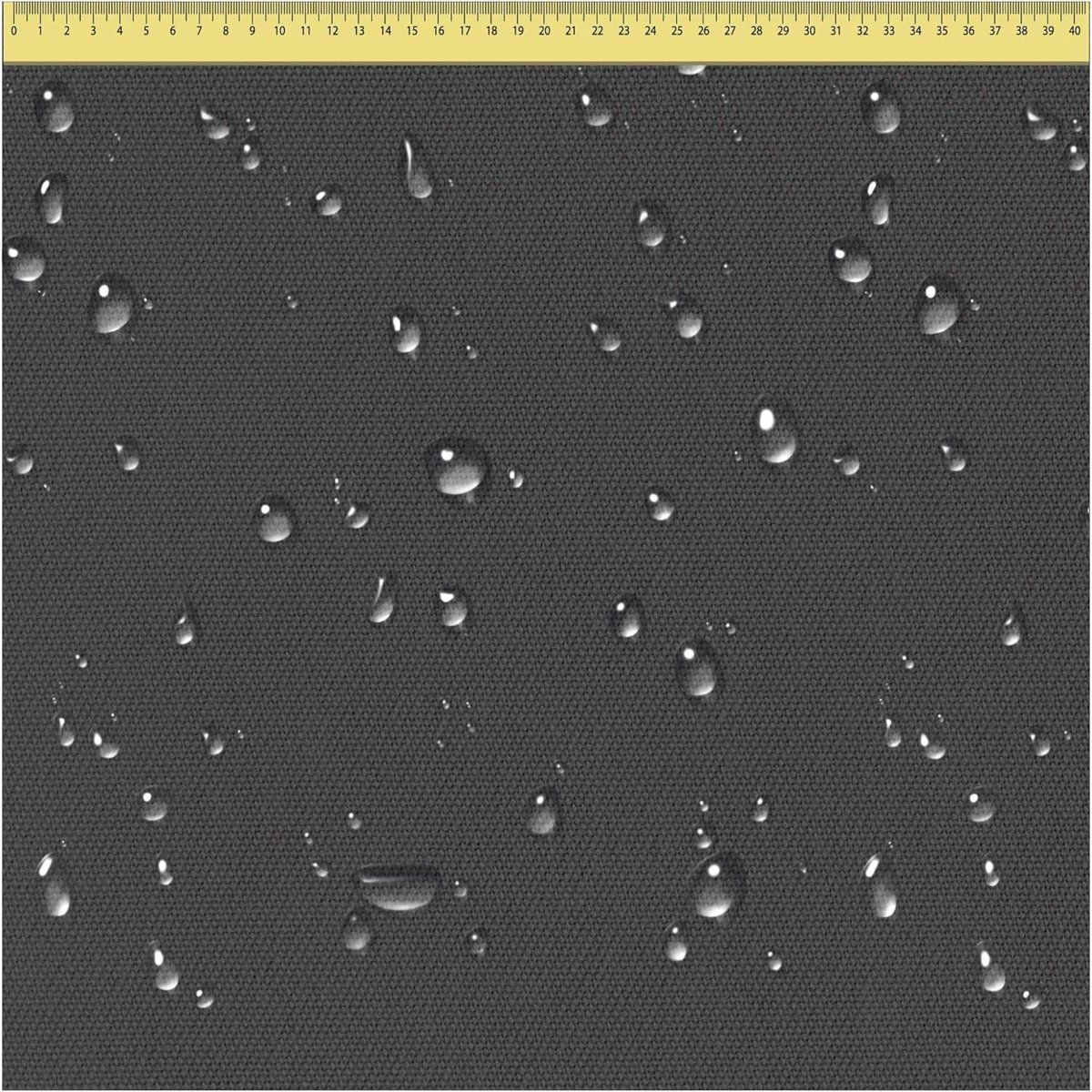 Waterafstotende Canvas Stof per Meter, 160 cm Breed, 220 g/m², Voor Diverse Toepassingen