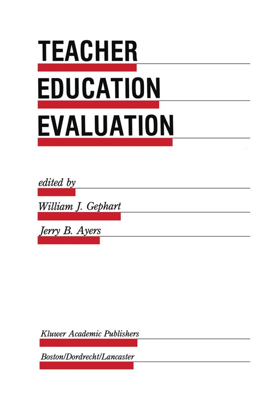 Teacher Education Evaluation - cover