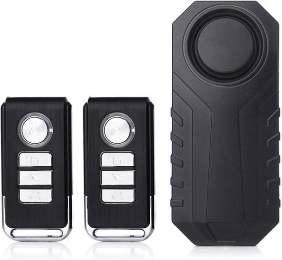 Rupse Motorcycle Alarm System, Alarm with 2 Remote Controls, Waterproof