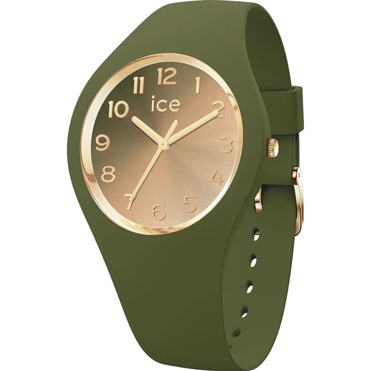 Ice Watch ICE sunset - Olive green 024987 Horloge - Siliconen - Groen - Ø 37 mm