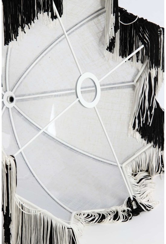 Light & Living - hotte - Sulina - blanc - textile - Ø 45 cm - E27 - 3903406