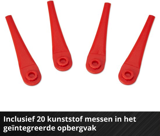 Einhell Accu Grastrimmer GE-CT 18/25 Li Solo - Power X-Change - 18 V/Li-ion - Maaidiameter: 25 cm - Draaibare en kantelbare motorkop - Bloembeschermer - Excl. accu en lader van Merkloos	 — afbeelding 5