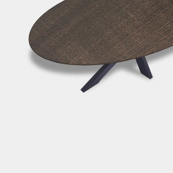 Tafel Ovaal Eikenhout - Matrix - Zand