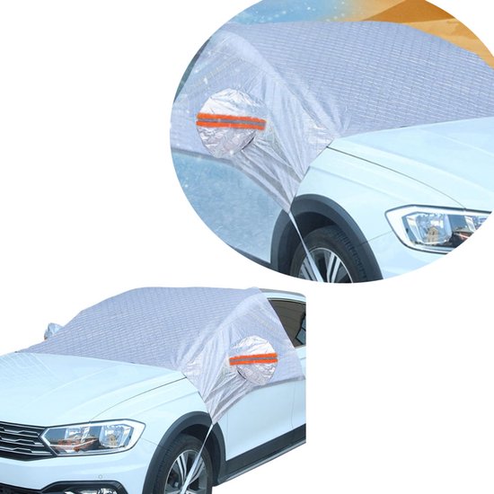 Zonnescherm Voorruit Auto Vorsthoes - Reflecterend Isolatiemateriaal - Anti-Ijs En Sneeuw Bescherming - UV-Blokkerend Zomerzonfilter - Opvouwbaar En Universeel Voor Autovoertuigen