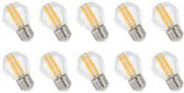 Ampoule LED Spectrum E27 5,5 W 230 V - 660 lumens - Blanc chaud 2700 K - Lumière chaleureuse - Économe en énergie - 10 pièces