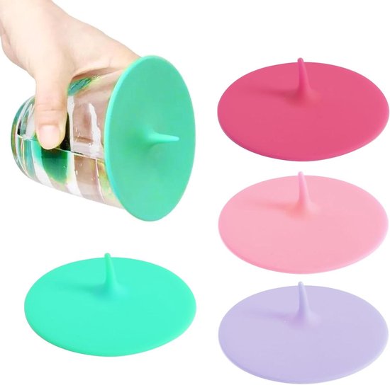 Réutilisables - Anti-poussière - Couvercle En Silicone - Pour Chope à