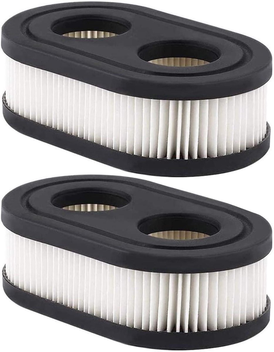 Allecto Plus - Luchtfilter voor grasmaaiers 2 stuks - Vervanging voor Briggs Stratton - Luchtfilter voor motoren