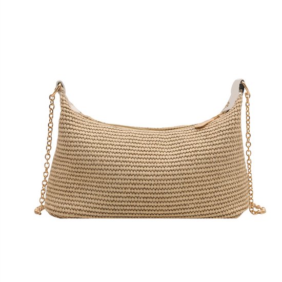 Sac à bandoulière en Paille Paille femme Petit sac à main tissé