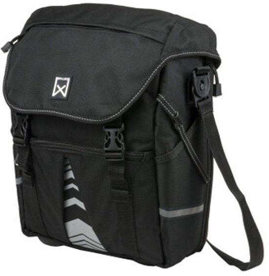 Willex Pakaftas 1200 - Enkele Fietstas - 14liter- Zwart van Willex — afbeelding 4