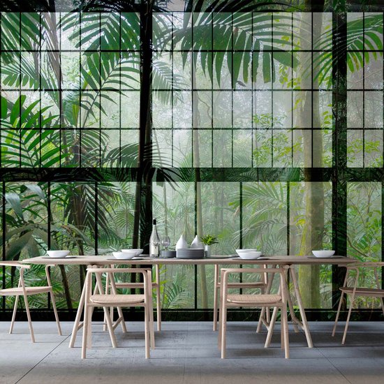 Jungle fotobehang met bladeren DD113737, BRICOFLOR.nl