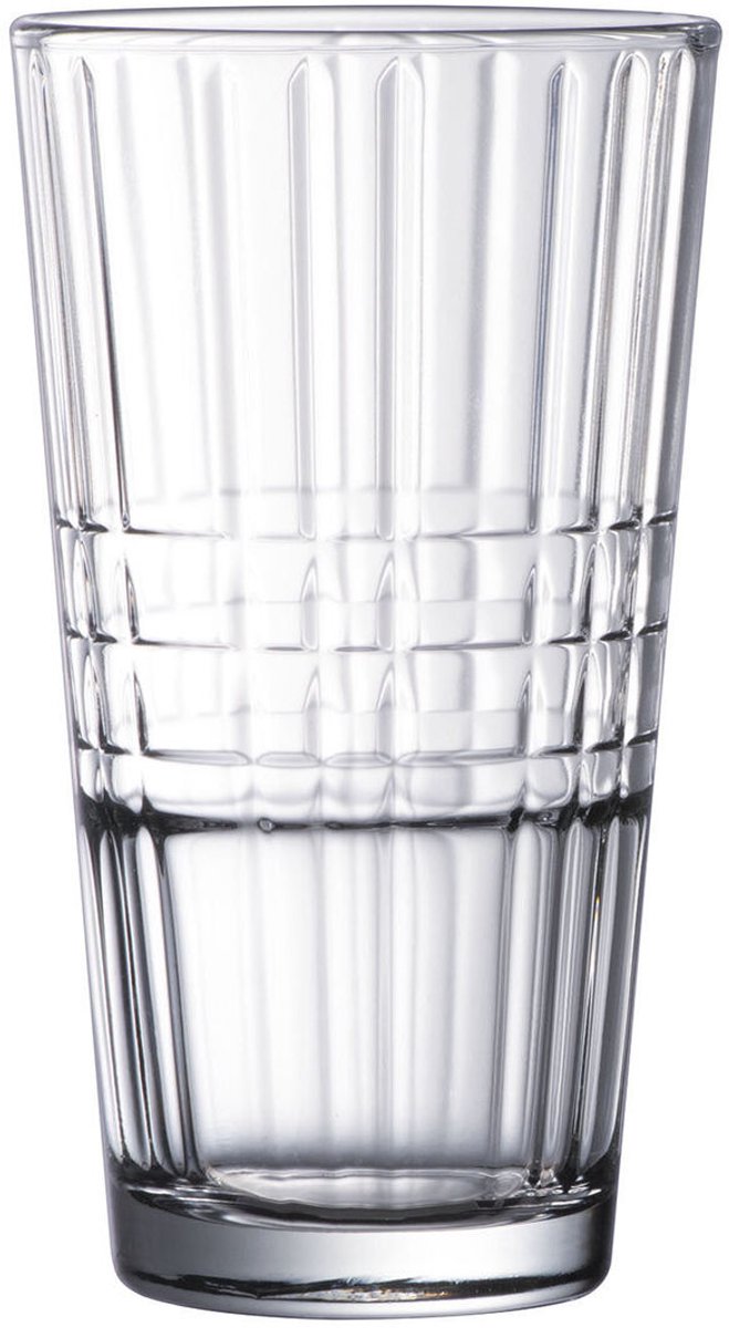 Glas Arcoroc Stack'up Cross Transparant Glas 350 ml (6 Stuks)