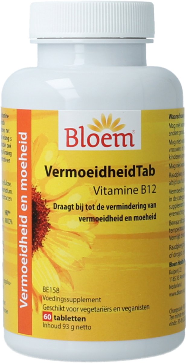 Bloem Vermoeidheidtabletten 60 Tabletten