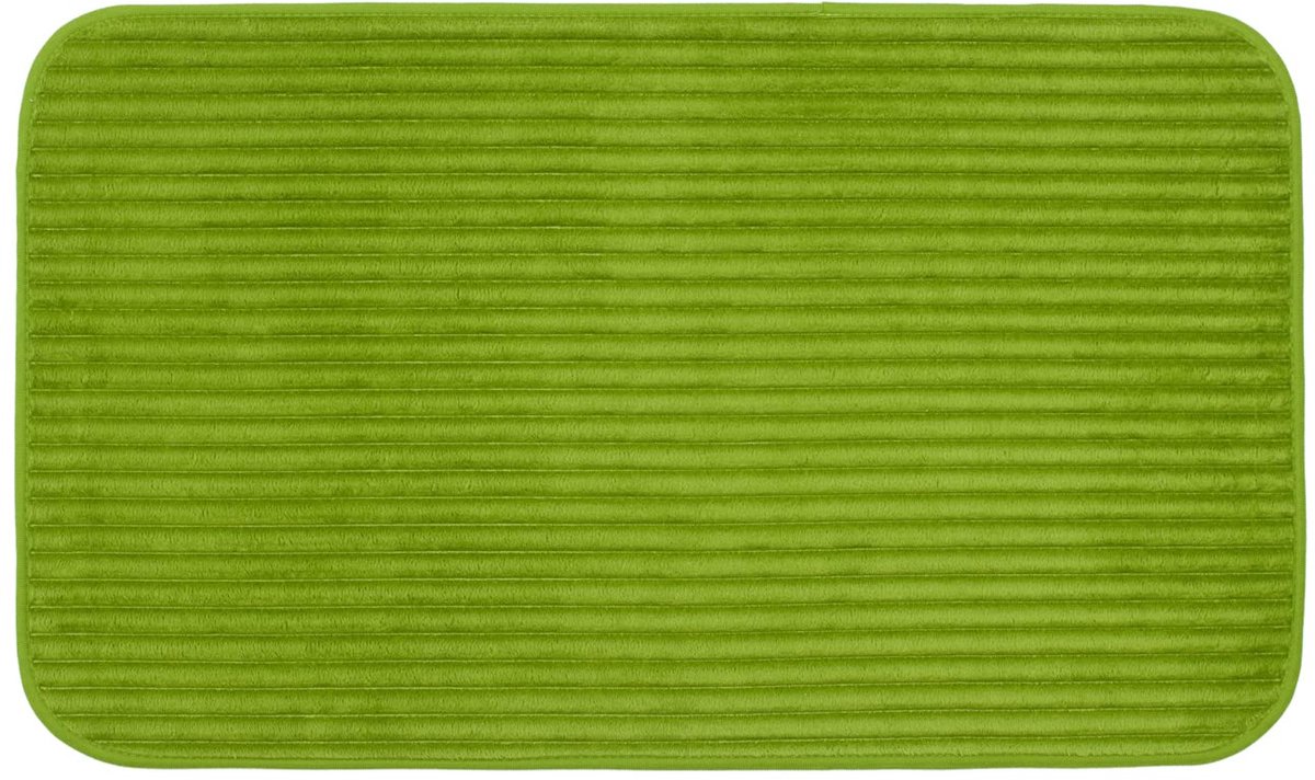 Gözze - Antislip zachte badmat, 100% polyester, 70 x 120 cm - donkergroen