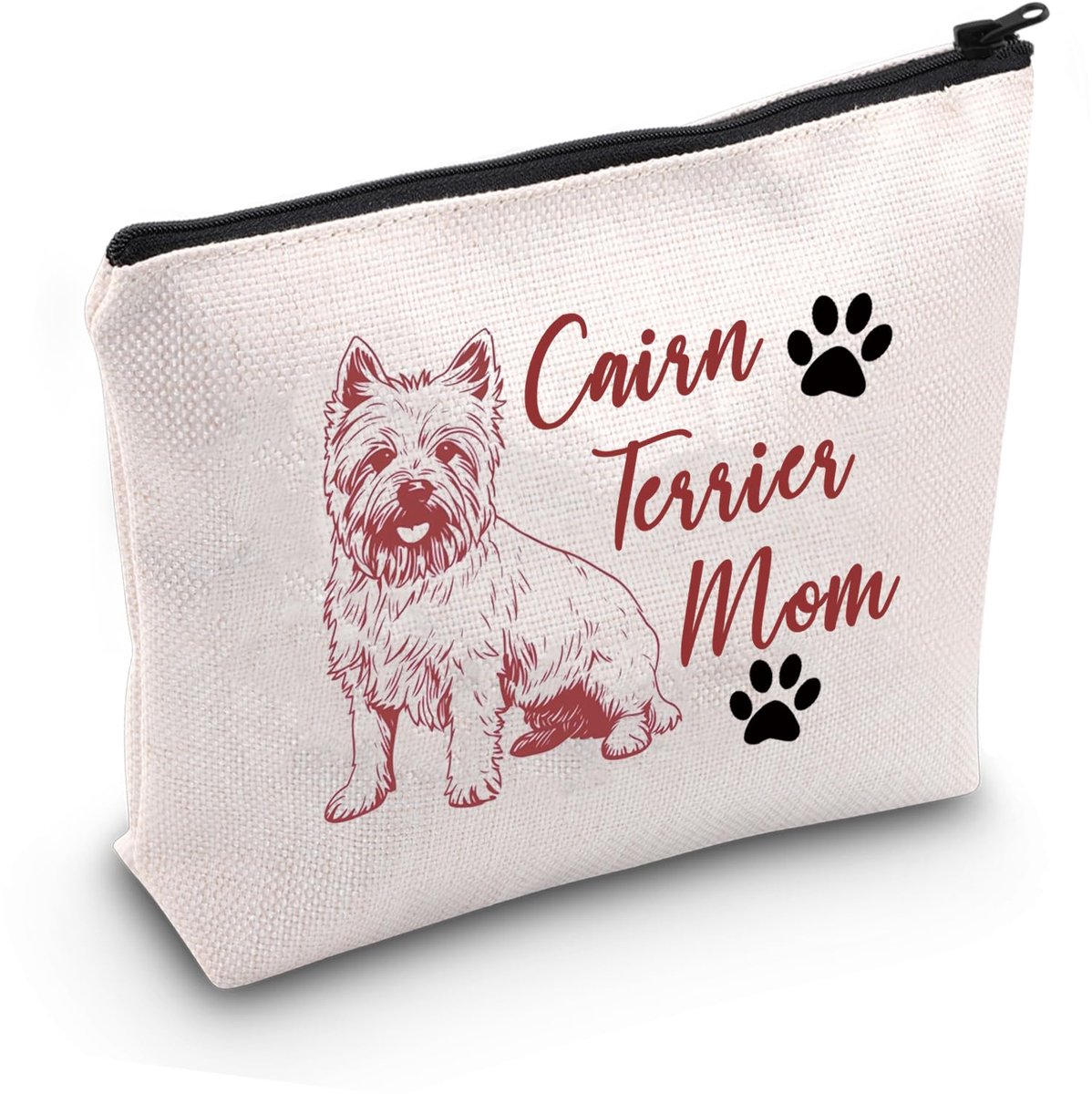 Make-up tas met Cairn Terrier design, ideaal cadeau voor hondenliefhebbers en puppyfans, praktisch en stijlvol voor dagelijks gebruik
