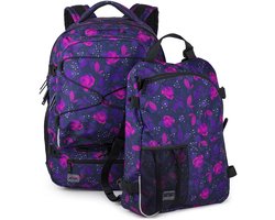JEVA Supreme Dark Rose - Rugzak met Sporttas