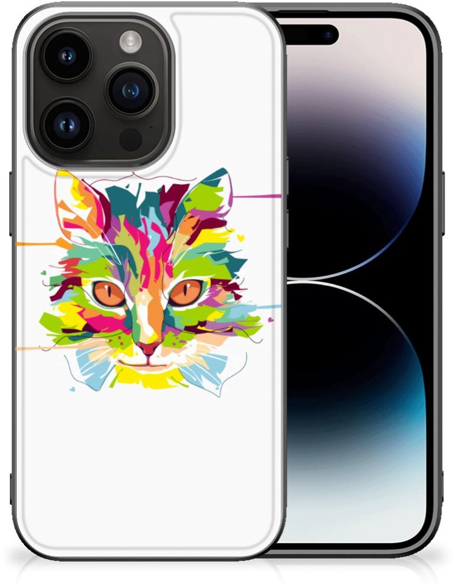 iPhone 15 Pro Hoesje Cat Color
