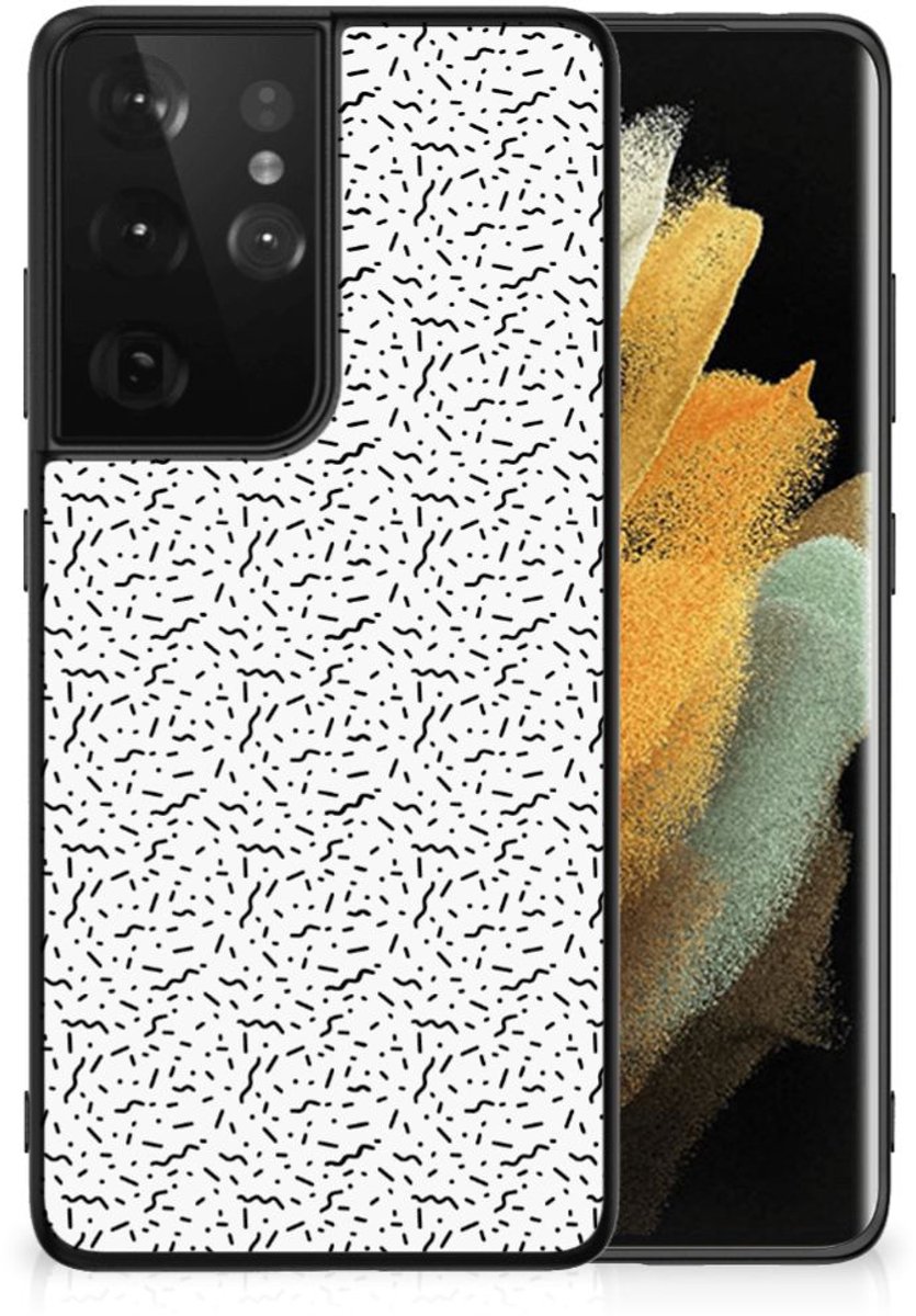Samsung Galaxy S21 Ultra Back Case Stripes Dots