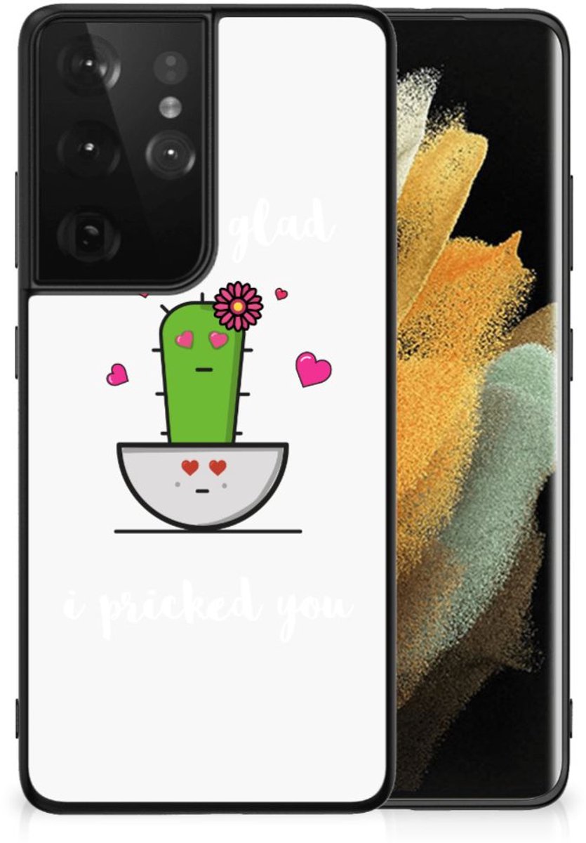 Samsung Galaxy S21 Ultra Hoesje Cactus Glad