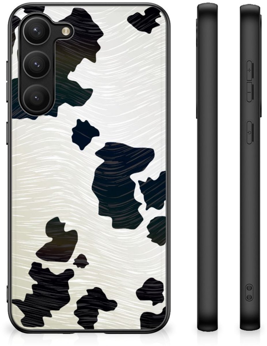 Samsung Galaxy S23 Plus Dierenprint Telefoonhoesje Koeienvlekken