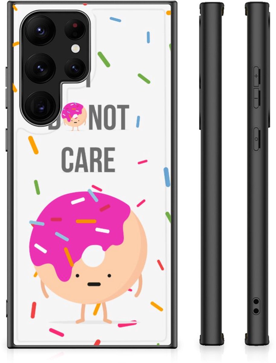 Samsung Galaxy S23 Ultra Back Cover Hoesje Donut Roze