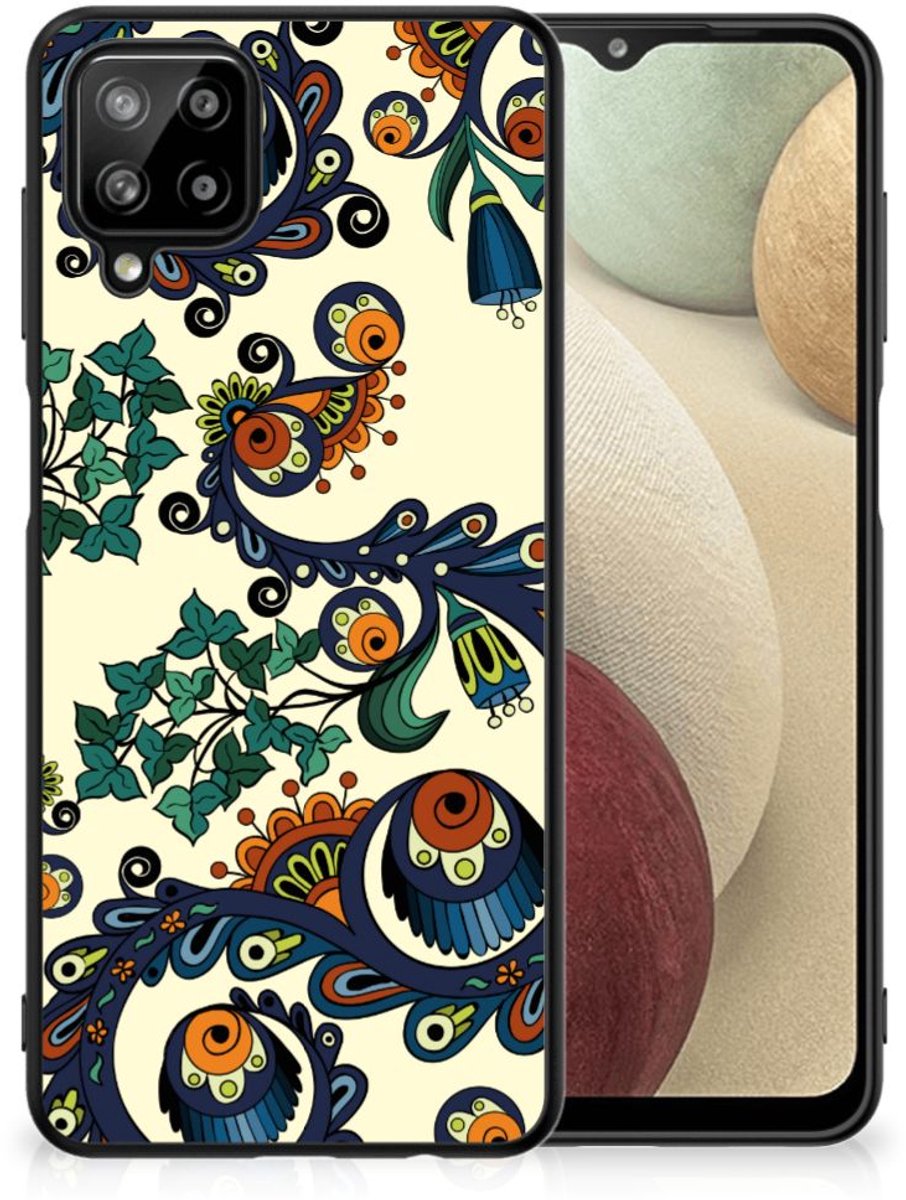 Back Cover Samsung Galaxy A12 Barok Flower