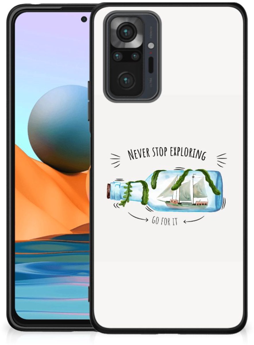 Xiaomi Redmi Note 10 Pro Hoesje Boho Bottle