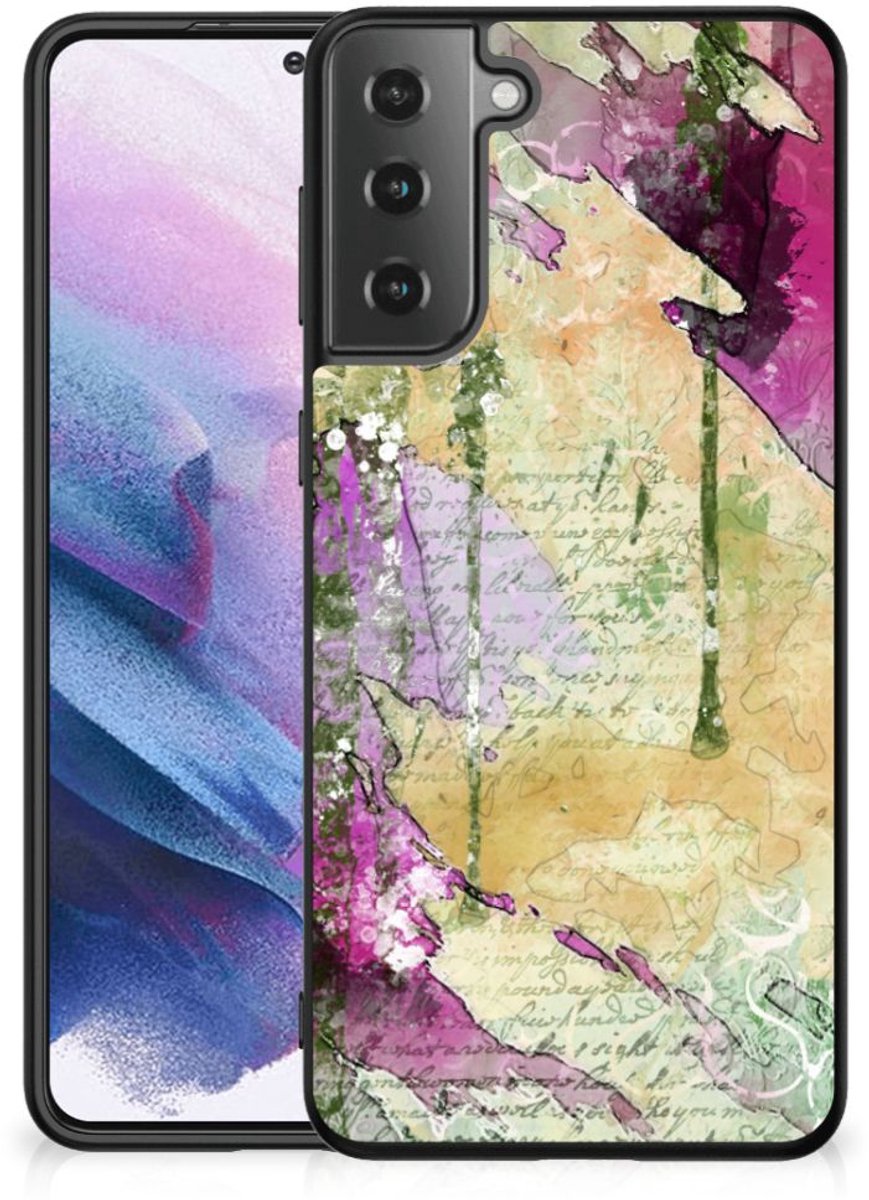 Kleurrijke Telefoonhoesje Samsung Galaxy S21 Plus Letter Painting
