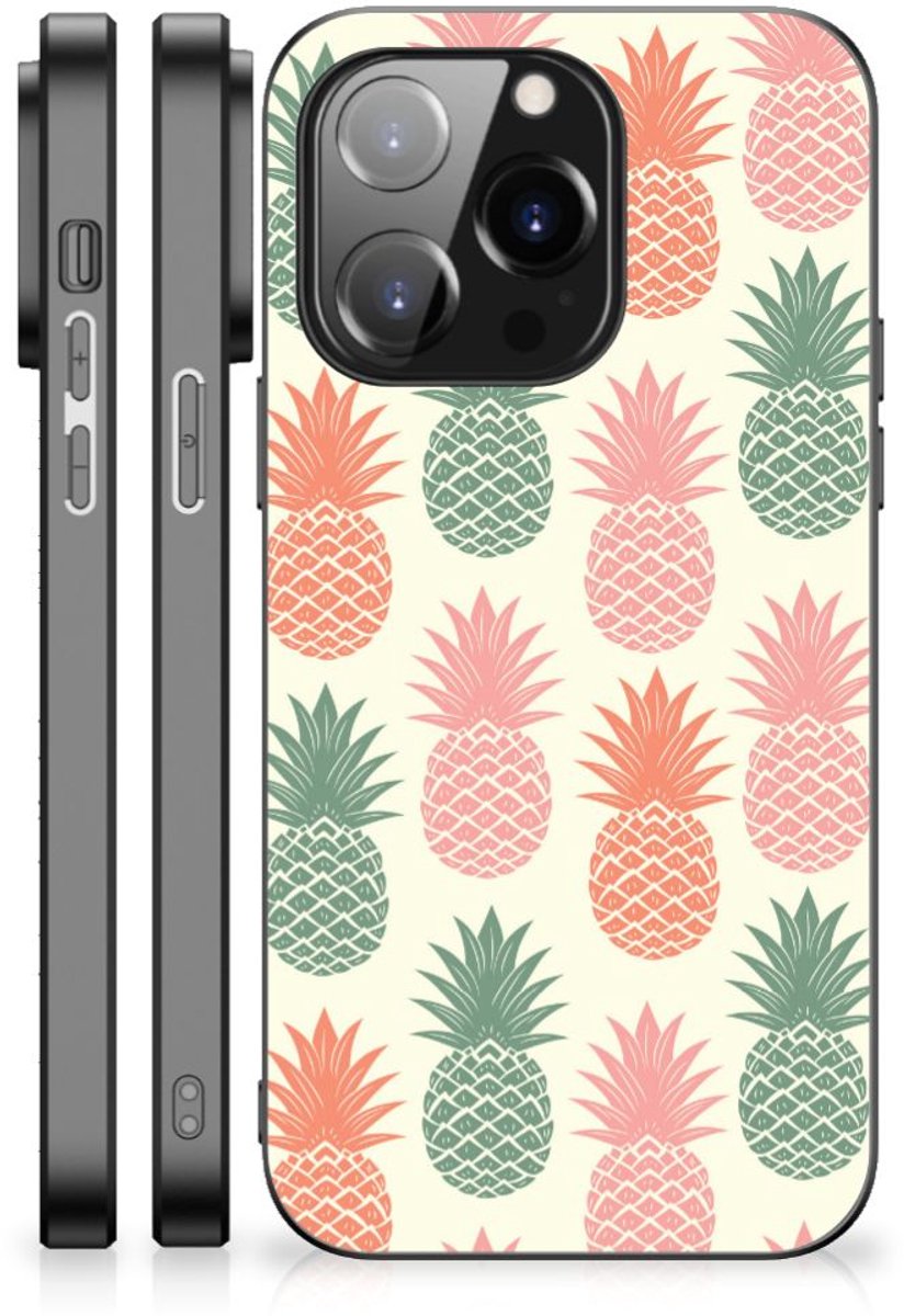 iPhone 14 Pro Back Cover Hoesje Ananas
